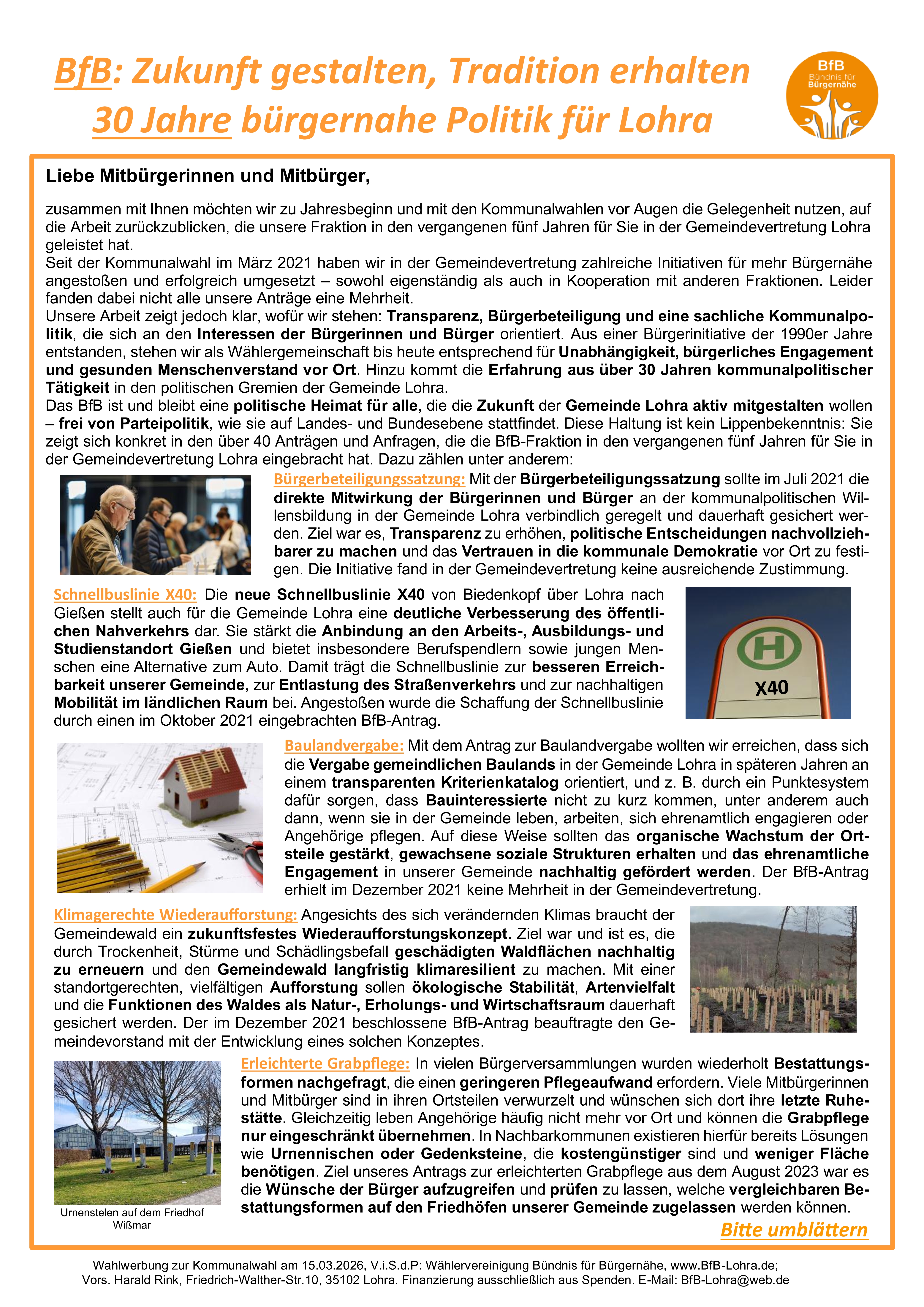 Flugblatt 1 Vorderseite